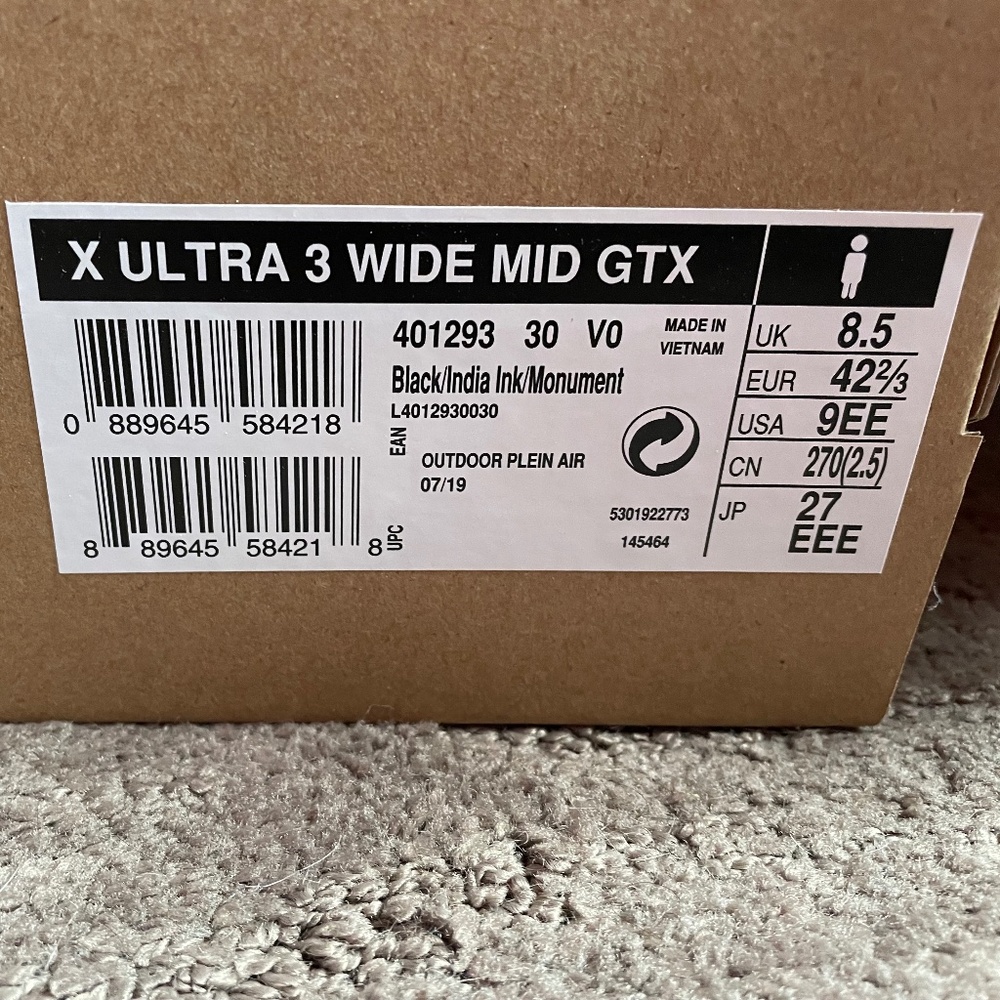 Salomon X Ultra 3 GTX, Wide Mid - Picture 4 of 4